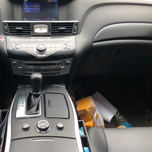 Autocollant fibre de carbone Infiniti Q70 M37 M25 look intérieur chic - 4