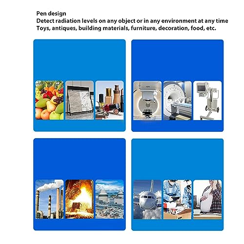 Image of Counter Radiation Detector, Radiation Detector with Dosimeter Beta Gamma X Ray, Rechargeable Digital Electromagnetic Field Radiation Detector, for Any Object