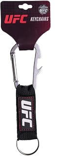 UFC KEYCHAIN CARABINER LOGO, Black, ONE SIZE…