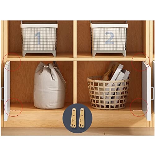 Boohao 360 Degree Rotatable Door Pivot Hinges Antique Cabinet Door Hidden Copper Hinge For Windows Fence Sheds Kitchen Gate Closet Cupboards 4 Pieces (Straight Hinge) #TOP3