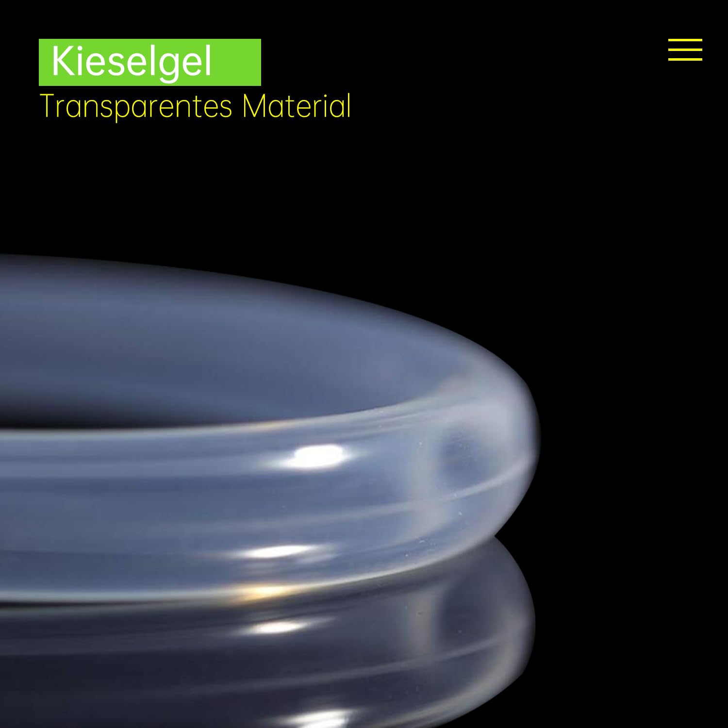 Tuyau en silicone - Tuyau en caoutchouc transparent pour la maison, l'eau potable, l'industrie - 13 mm ID x 18 mm OD, épaisseur de paroi 2,5 mm, longueur 2 m