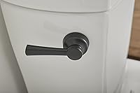 Vista 2 de Gerber Maneta universal para tanque de inodoro GA70036054BS acabado negro satinado