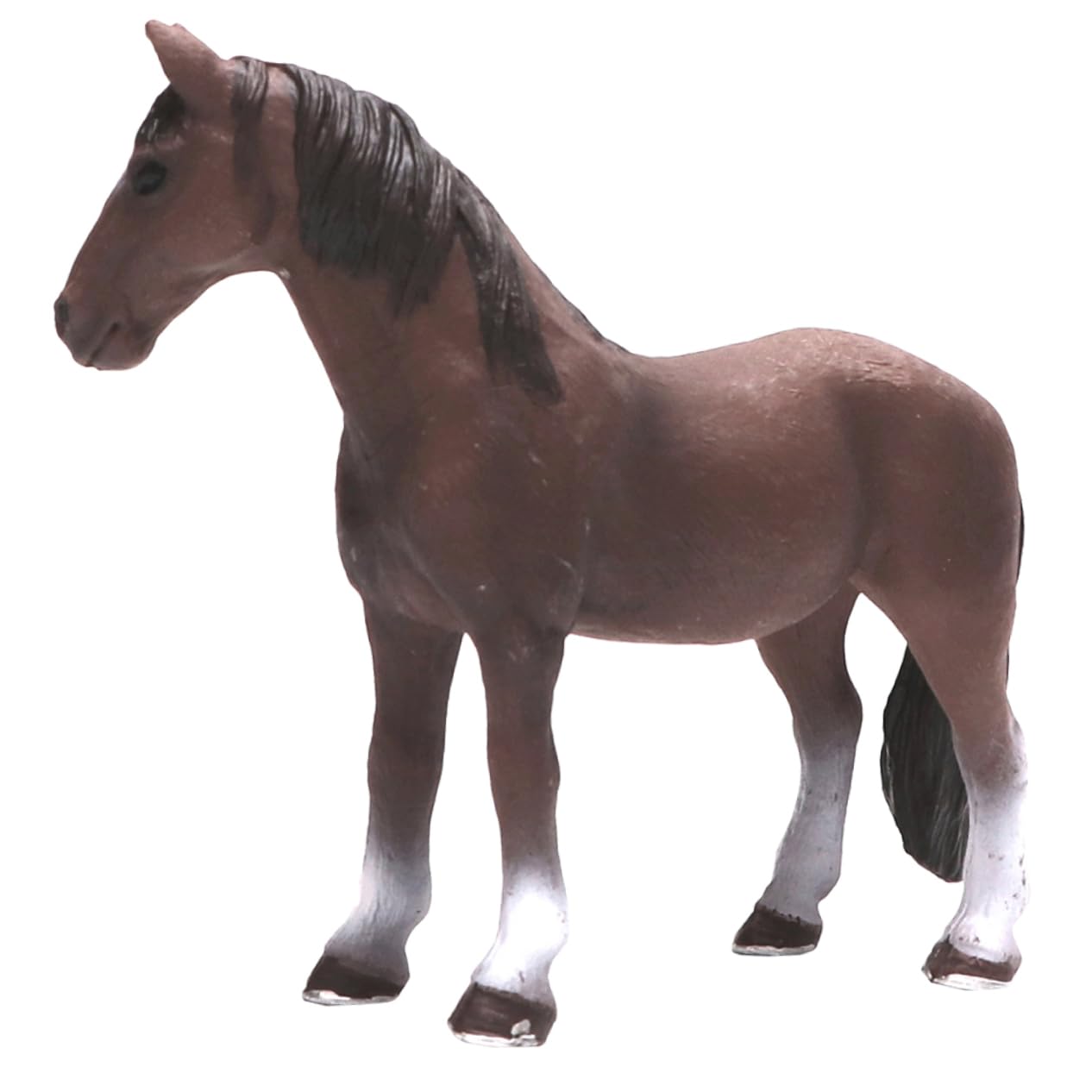 GLEAVI Realistic Horse Figurine Model Imitation Horse Ornament for Desktop Decoration for Educational Play and Present Giving for Birthday and Holiday