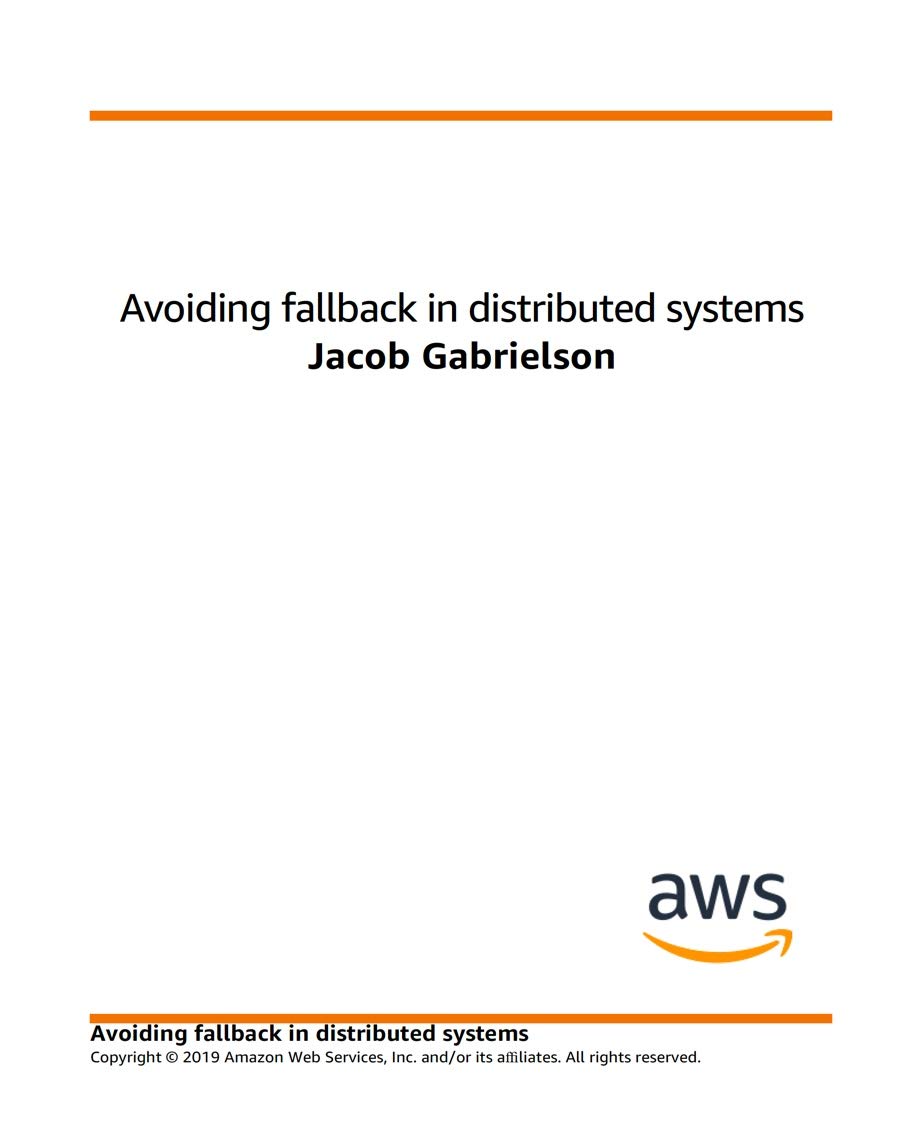 Avoiding Fallback in Distributed Systems