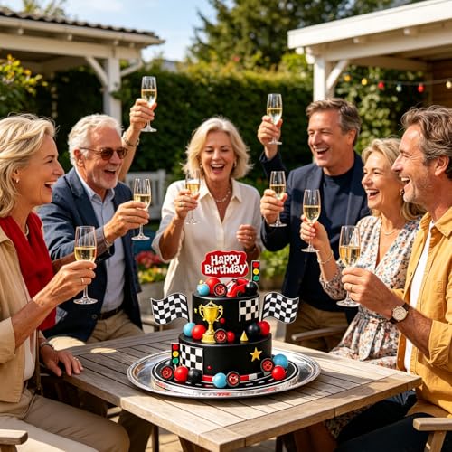 Ensemble de décoration de gâteau en ballon en aluminium sur le thème du casque de moto, décoration de fête d'anniversaire de course, arrangement de Ensemble de décoration de gâteau en ballon en aluminium sur le thème du casque de moto, décoration de fête d'anniversaire de course, arrangement de
