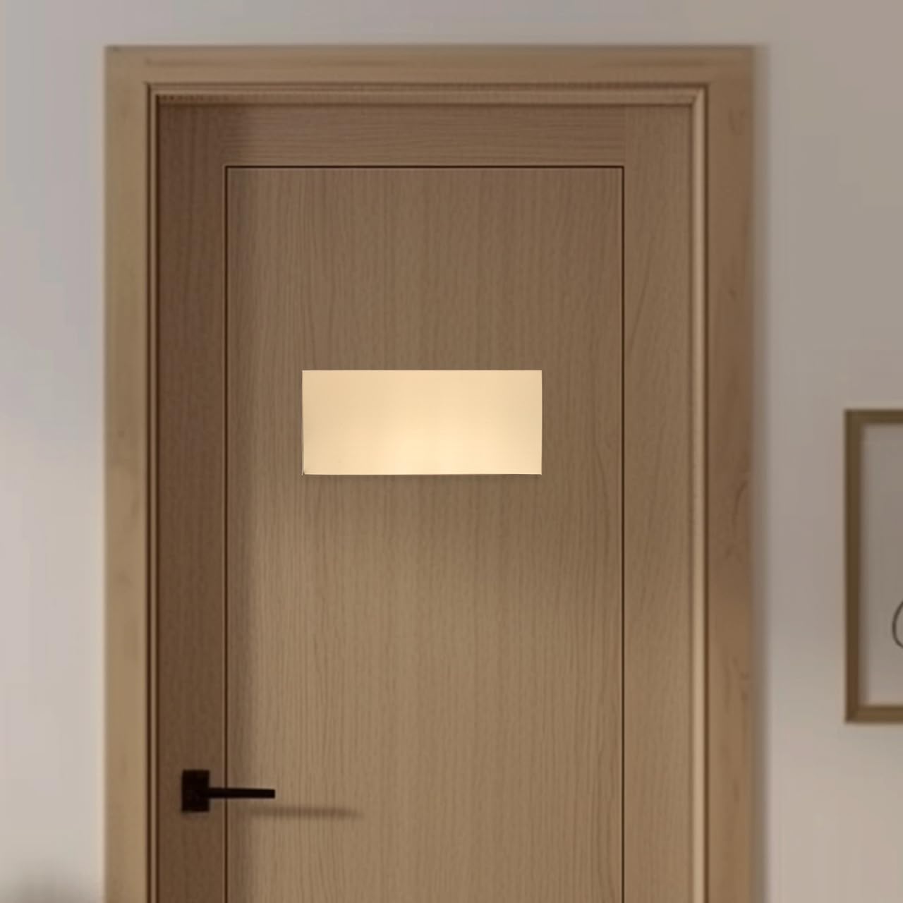 FRCOLOR Lot de 2 Plaques de Porte Adhésives 25x11 Cm en Acier Inoxydable Brossé Doré, Panneaux Métalliques Vierges Auto-adhésifs pour Bureau, École, Hôpital, Hôtel et Appartement, Plaque