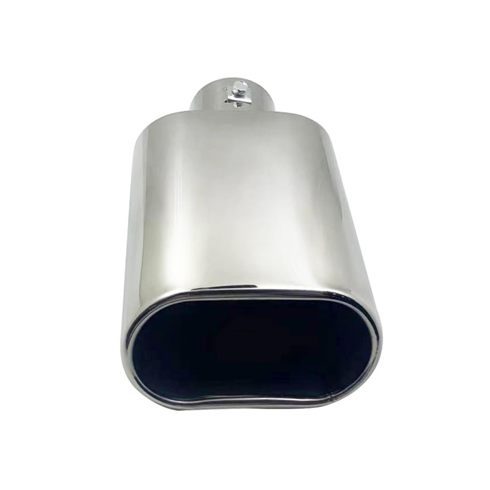 Tubo escape coche Puntas de silenciador para escape coche cuadrado Universal tubo para acero inoxidable(Prata)