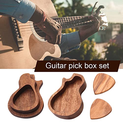 Calager Étui réutilisable pour médiators de guitare – Surface lisse – Mini support de médiator en bois – Pour usage… - Les Beatles, Paul McCartney, John Lennon, RIngo Starr, George Harrison Calager Étui réutilisable pour médiators de guitare - Surface lisse - Mini support de médiator en bois - Pour usage… – Image 6