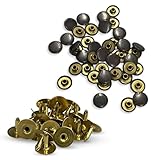 Trimming Shop Denim-Nieten, Jeans, dekorative Messinghutnieten, Ersatz, Reparatur für Modeaccessoires, Kleidung, Lederwaren, Dekorationen, 9 mm, Kupfer, 10 Stück