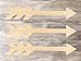 Rustic Arrows Set of 3 Wooden Arrow Wall Decor - Decorative Arrow Set of 3 by SP Engraving Specialties
