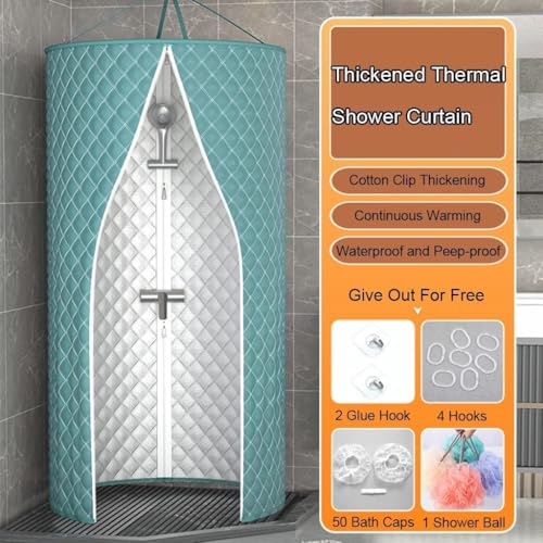 Rideau de douche imperméable polyester pour une salle de bain chaude et sèche - 6