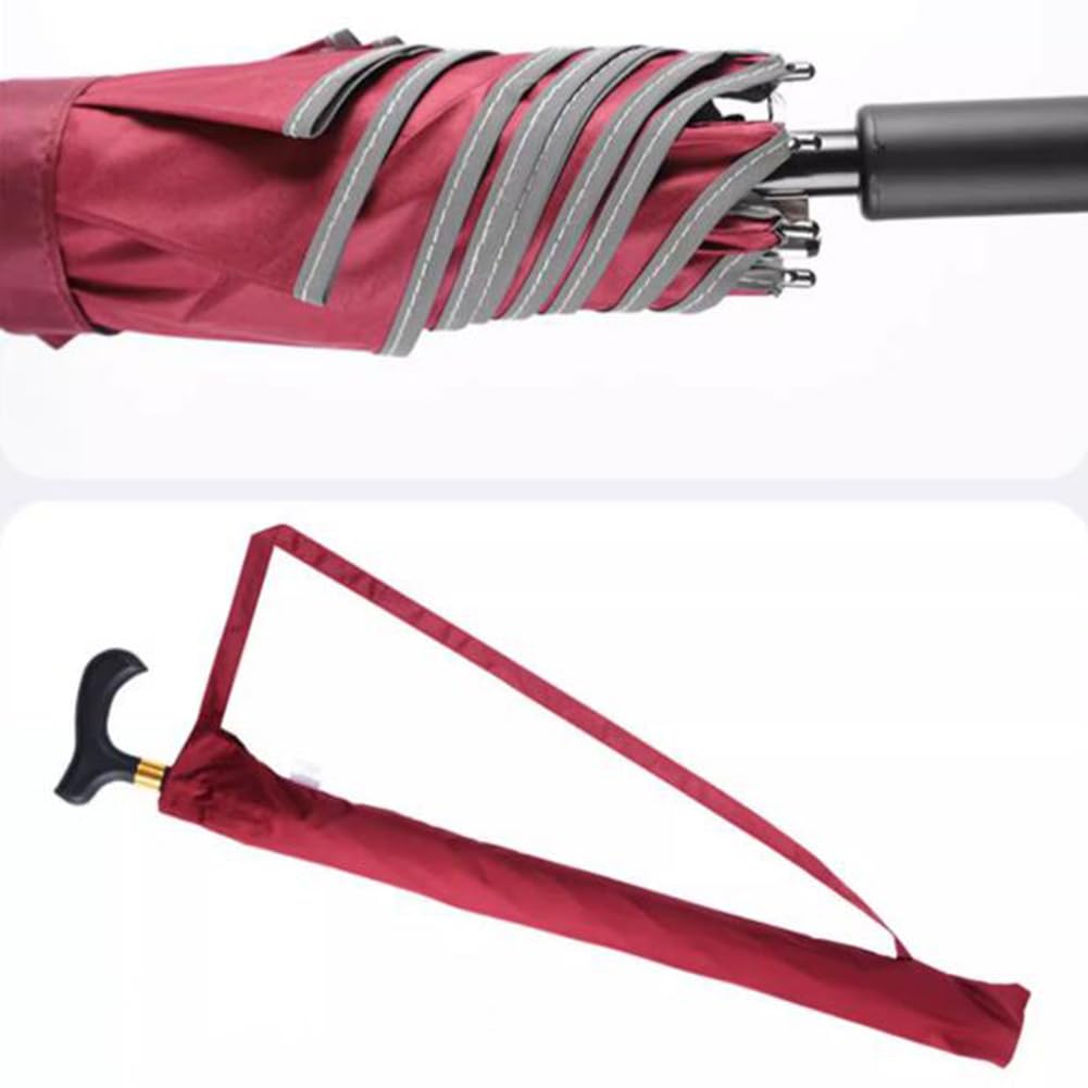 Parasol laski spacerowej, antypoślizgowy, wiatroszczelny kij do użytku na zewnątrz, wielofunkcyjny parasol o kuli dla mężczyzn i kobiet, 83 cm