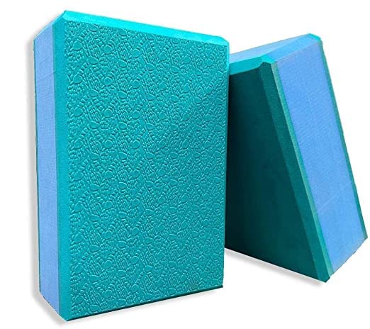 Vedam High Density EVA Foam Yoga Block Set of 2 For Men & Women | Improve Strength & Aid Balance (Green)-picture-10