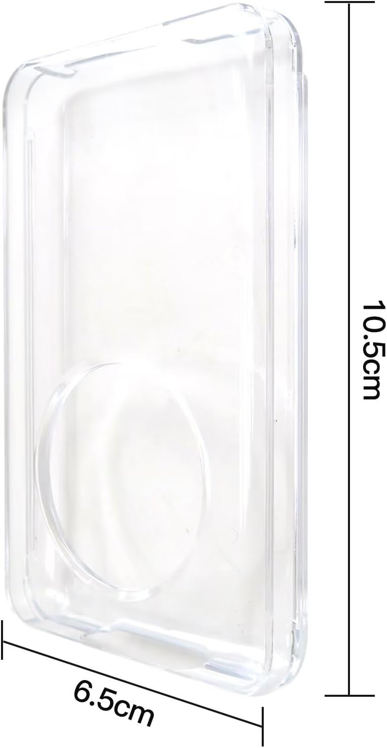 GRABOTE Upgraded Transparent Hard Clear Crystal Protective Shell Case Cover Skin Replacement for iPod Classic 60GB (Late 2009) Version Only