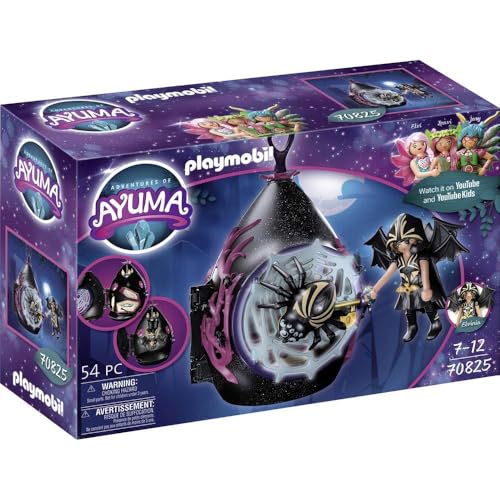 PLAYMOBIL Adventures of Ayuma 70825 Refugio de Las Bat Fairies,
