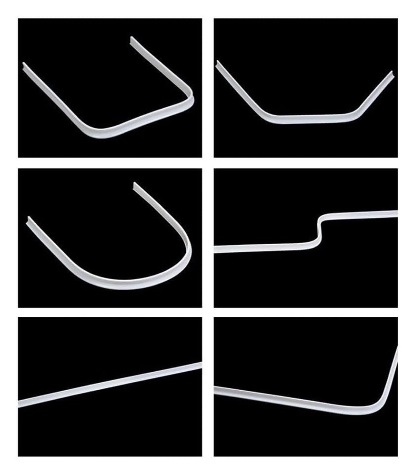 Tiras de sellado impermeables para umbral de ducha y fregadero de baño, color negro, 1/8 pulgadas, evita fugas de agua, fácil instalación, accesorio esencial para el hogar
