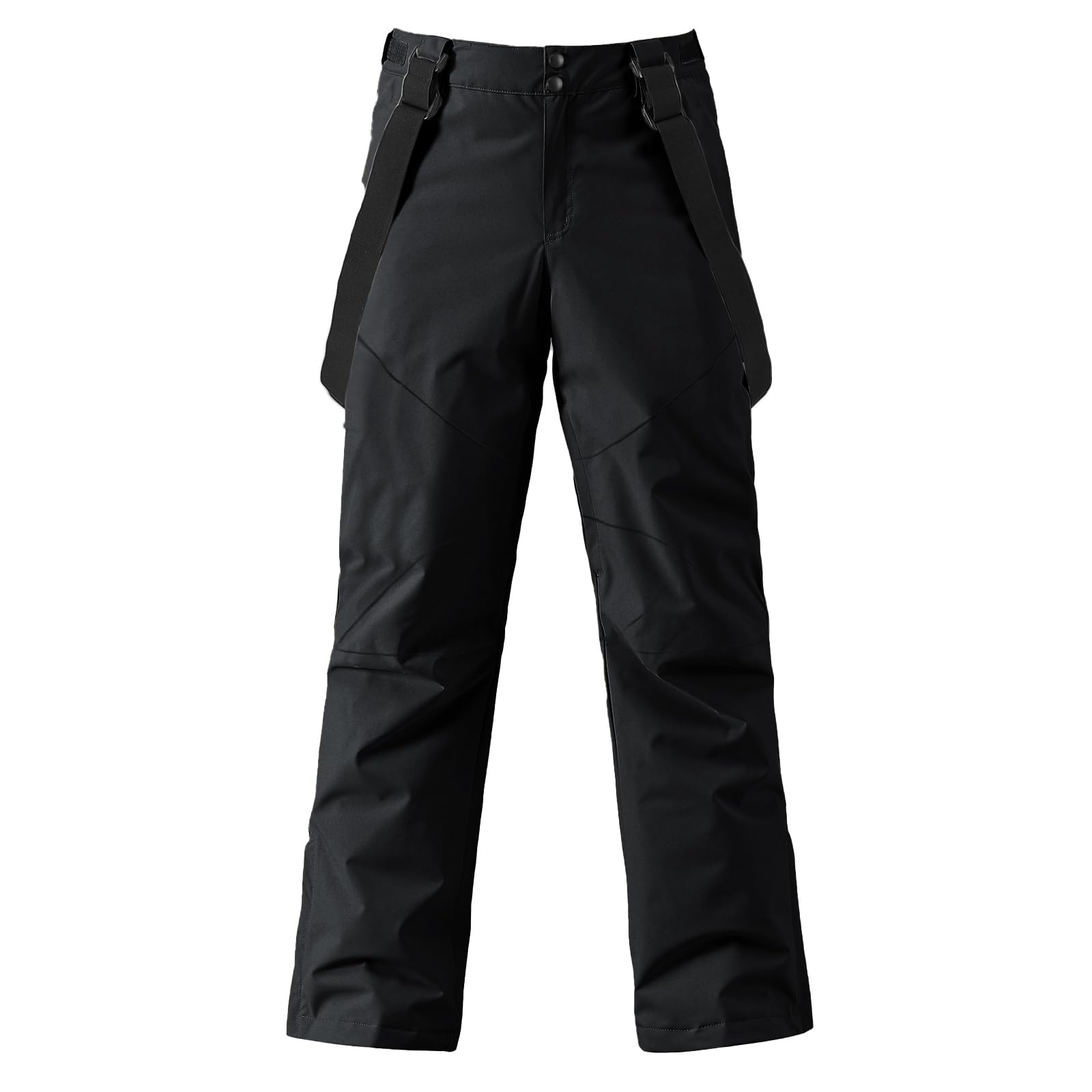 HOTIAN Herren Skihose Hosenträgerhose Outdoorhose Snowboardhose Winter Wasserdicht Warm Abnehmbare Hosenträger Skilanglaufhose Thermohose Wanderhose Ski Pant