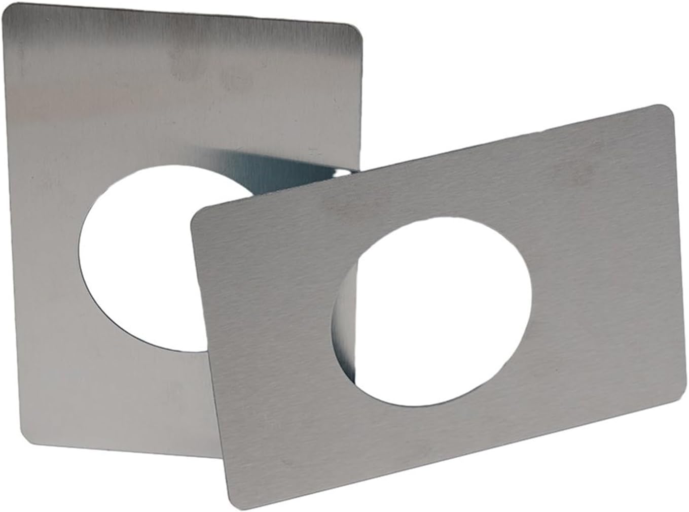 2Pcs Door Lock Repair Plates in Stainless Steel for Deadbolt Reinforcement