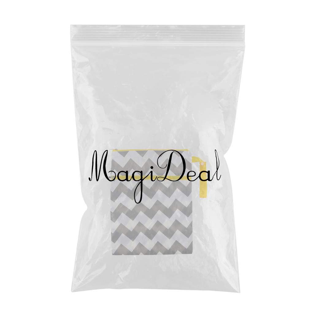 ™ Wet Reusable Cloth Diaper Nappy Bags Waterproof Travel Carry Bag Grey Wave | Diaper Bags | Diapering-image-11