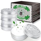 4 Pack Natural Rat Repellent - Peppermint Rodent Repellent for Outdoor Yard Attic Garden House | Long-Lasting Protection | Safe for Dogs and Children