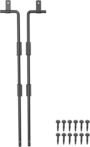 SKYSEN Pernos de caña de 36 pulgadas para puertas, barra de caída de puerta, tapón de puerta, diámetro del pasador de caída ultra de 1932 pulgadas,