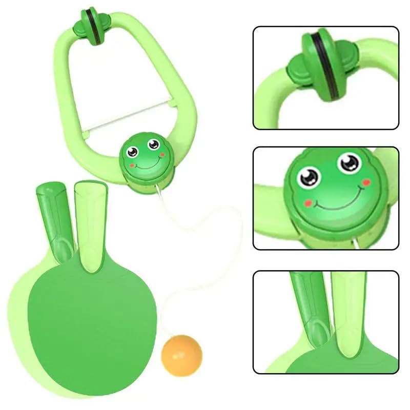 Image of Indoor Hanging Table Tennis Ping Pong Trainer Portable Set with Adjustable Height- Self Training Games- Random Design (Style-02)