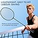 FreeHitter Badminton Racket Set with Carrying Bag for 2 Players, Badminton Racket for 4 Players Carbon Fiber or Alloy Steel Birdies Backyard Raqueta de Bádminton