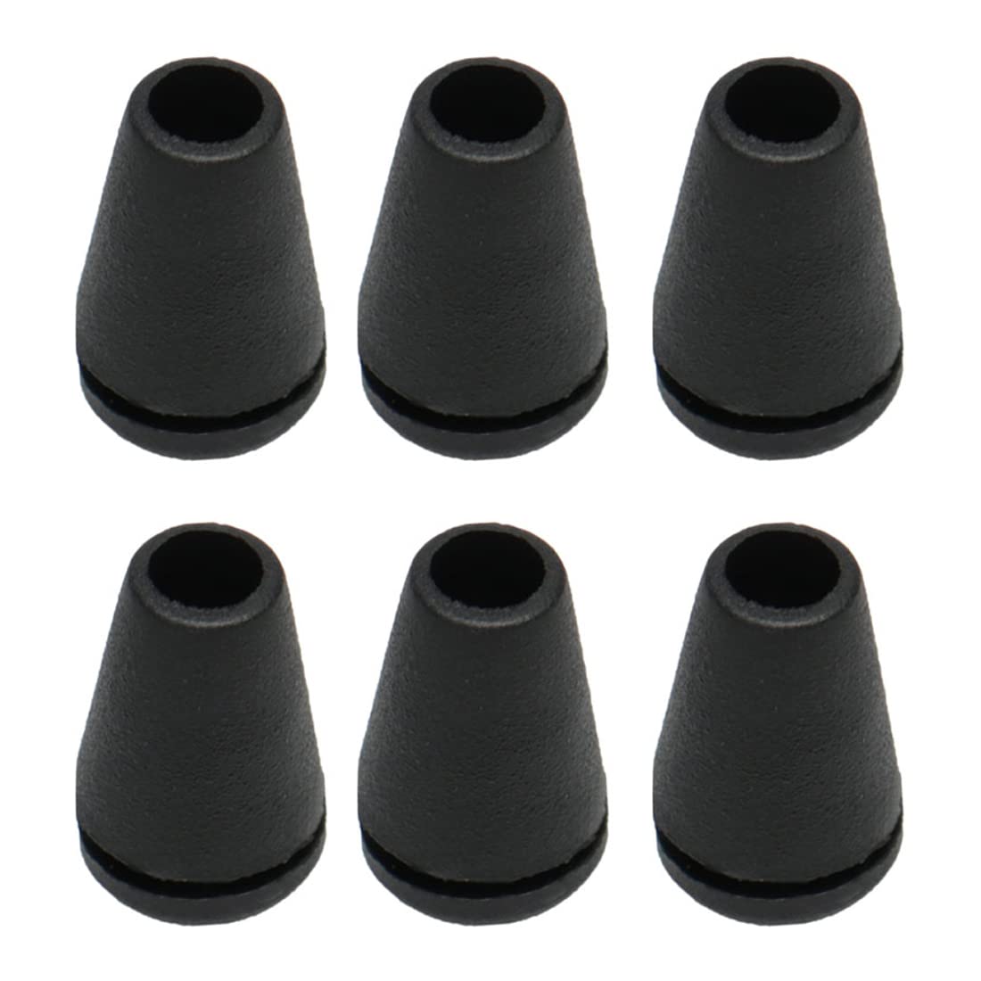 Fermacorda A Campana In Plastica - 6 Pezzi Argento - Per Cordini, Coulisse E Zaini - Foto 7