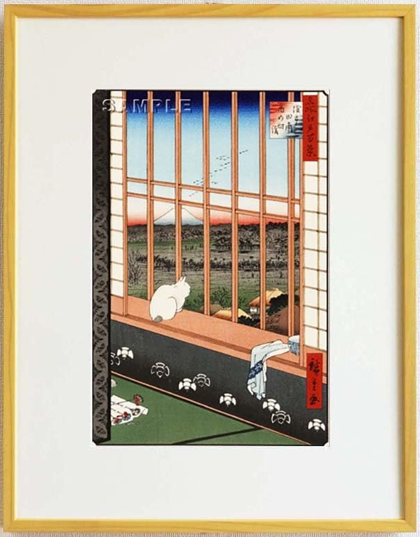 東京高橋工房 101. 浅草田圃酉の町詣 江戸木版画 東京都伝統工芸品 