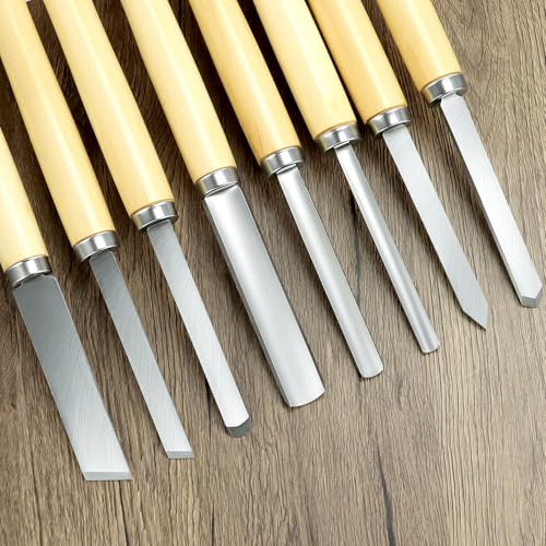 QWORK 8 Pcs Chromium-Vanadium Steel Set