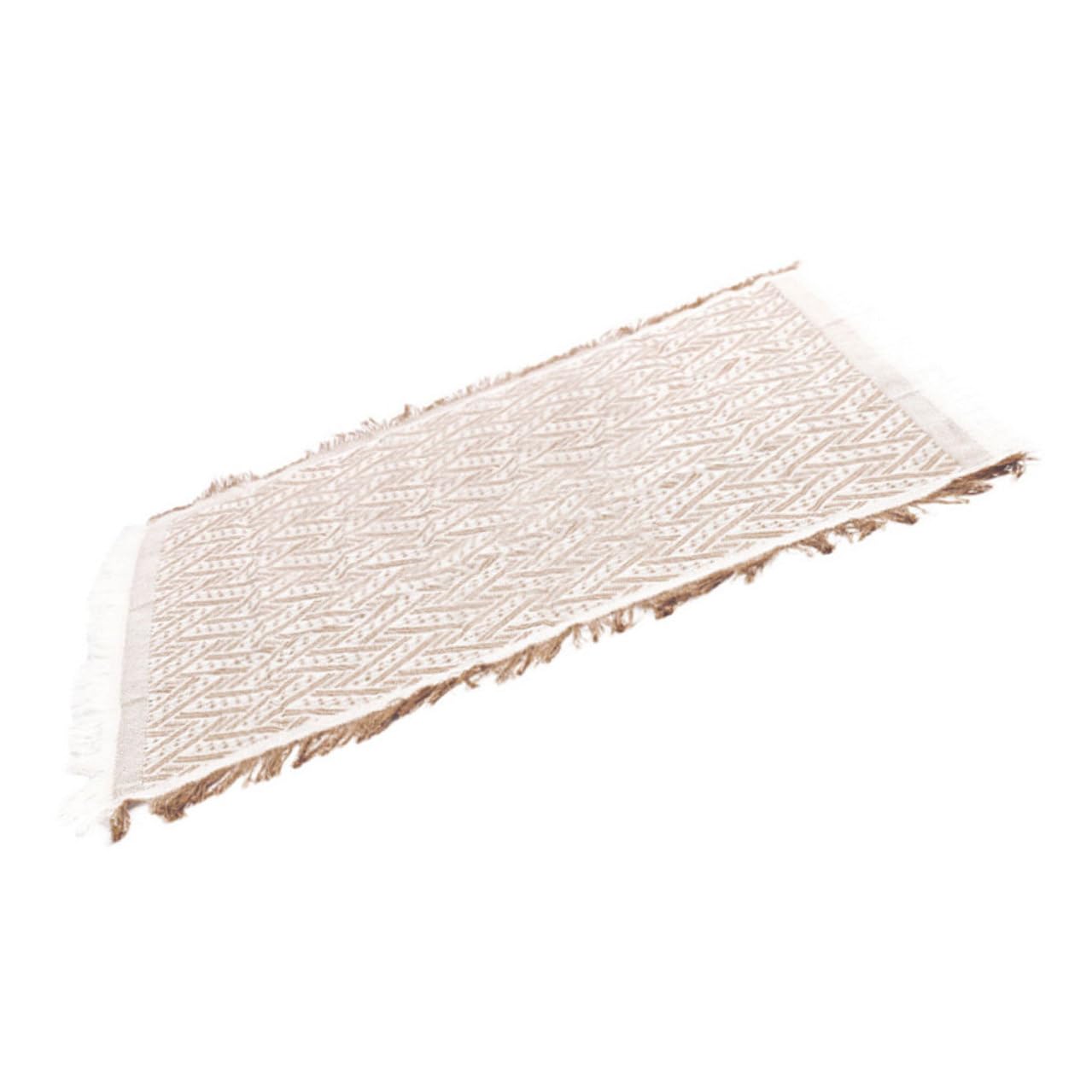Tapis de Pique-niques Portable Blanc en Polyester Coton pour Plein Air | Pliable et Léger, Usage Confort Assis, Protection Solaire, Adapté aux Pique-niques