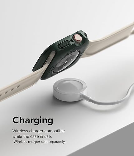 Miniatura 8 de Ringke Air Sports - Funda para Apple Watch Series 9, 8, 7 (1.772 in), SE 3, 2, 1 (1.732 in), recortes a medida Funda de poliuretano termoplástico