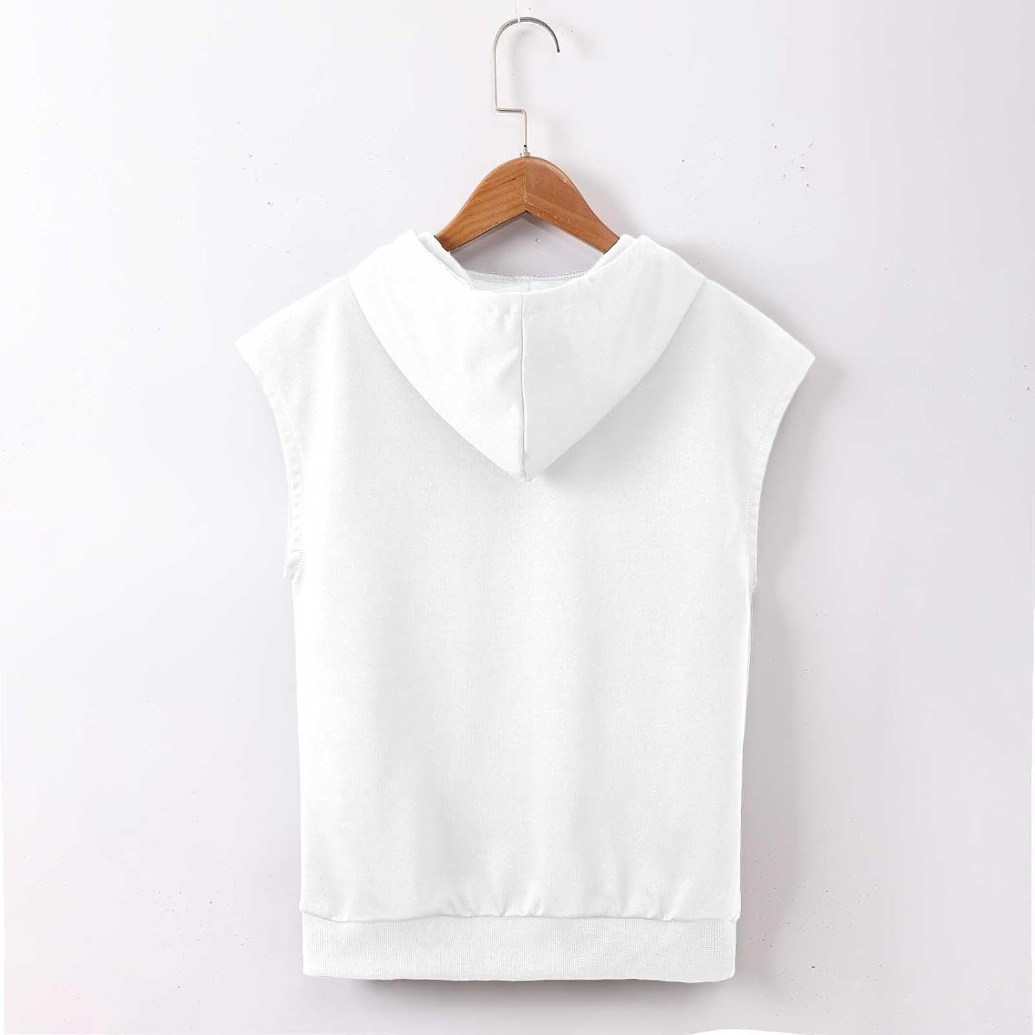 Toddler Girls T Shirts Sleeveless Summer Casual Crewneck Solid Children Shirt Basic Sports Athletic-Fit Soft School Wear