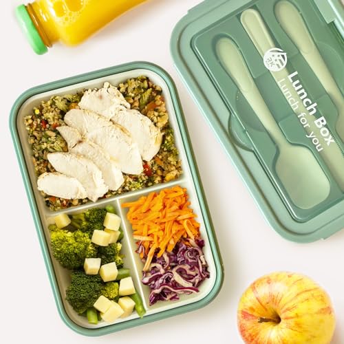 Rk Ruka RKBL001A Ruka Bento Box For Adult Lunch Box, Containers For Lunch And Salad Bento Box With Spoon, Fork & Knife thumb #3