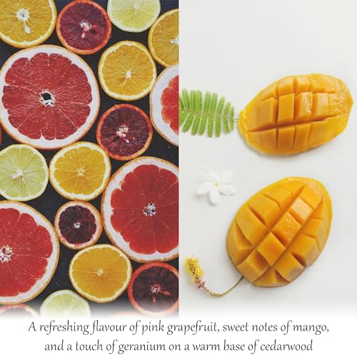 OLGA Scented Candles Gifts for Women - 6oz Grapefruit Mango Black Candle Gift Set Natural Soy Wax - 160g Luxury Matte Black Jar Aromatherapy Candles Long Burning - 45h Strong Clean Burn Candle Sets - Image 6