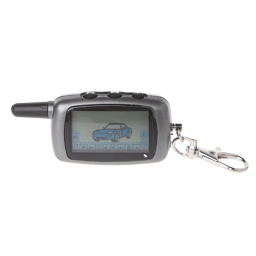 Porte-clés avec télécommande LCD pour alarme StarLine A6 - Boîtier de remplacement PENG - 8