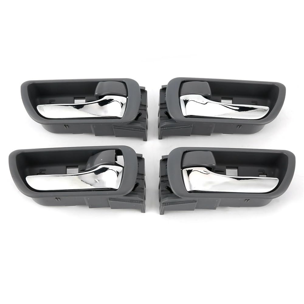 Mlioju Black Car Inner Door Handle 4Pcs Interior Door Handles Driver And Passenger Side 69206‑33030 For Camry 2002 2003 2004 2005 2006 Car Accessories
