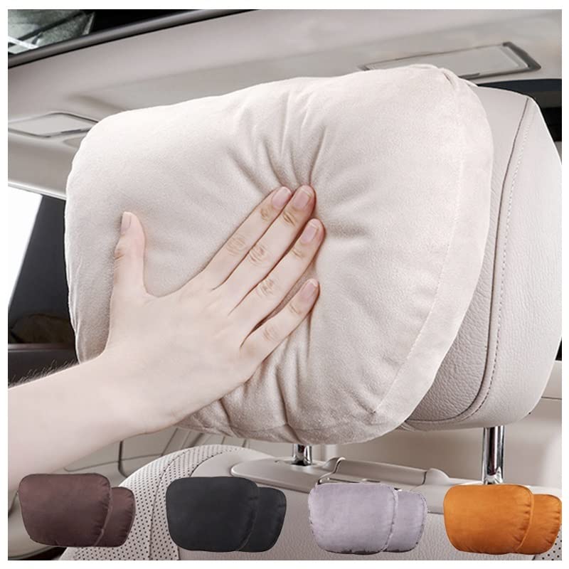 Almohada de Cuello para Apoyo en Auto 2 Pzs Café miniatura 3