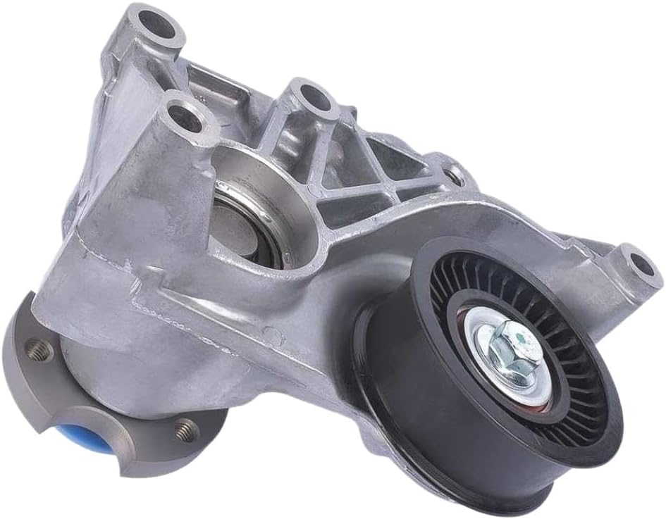 Belt Tensioner Bracket with Idler Compatible with Sport LR4 5.0L V8 Replacement for LR035555