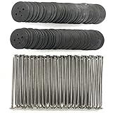 SHINSEI 防草シート 押さえ用 黒丸釘 1