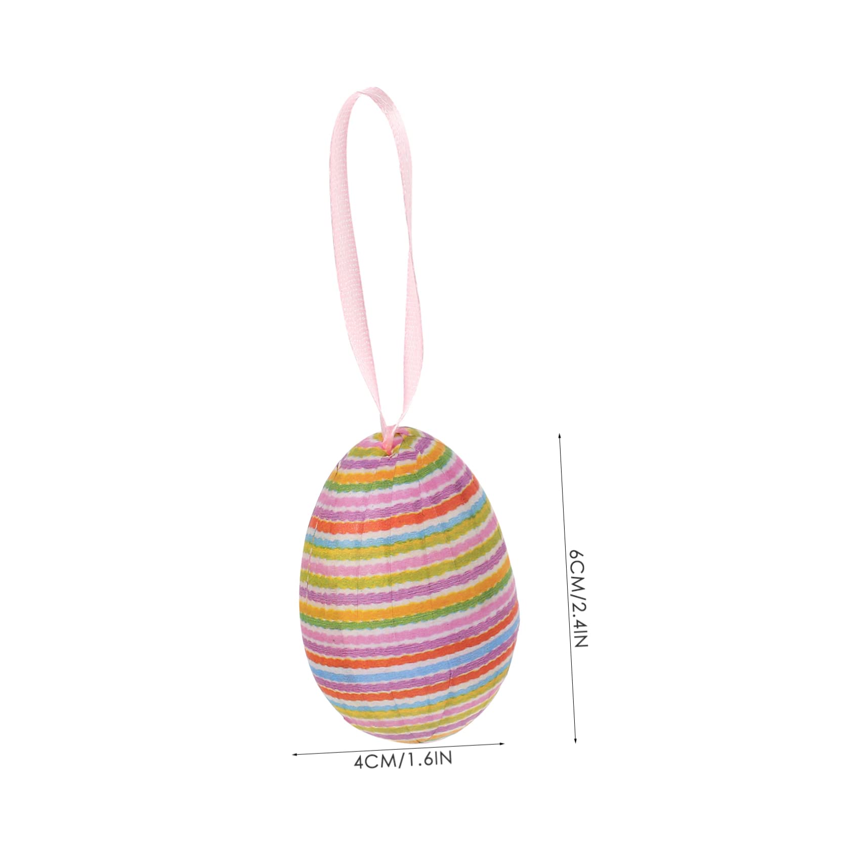 ABOOFAN 96 STK Schaumstoff-Ei-Anhänger Osterei-Baumschmuck Frühlingsdekorationen Easter Egg Decoration Ostern tischdeko Ornament Ostern einzigartiges Osterei-Dekorationen