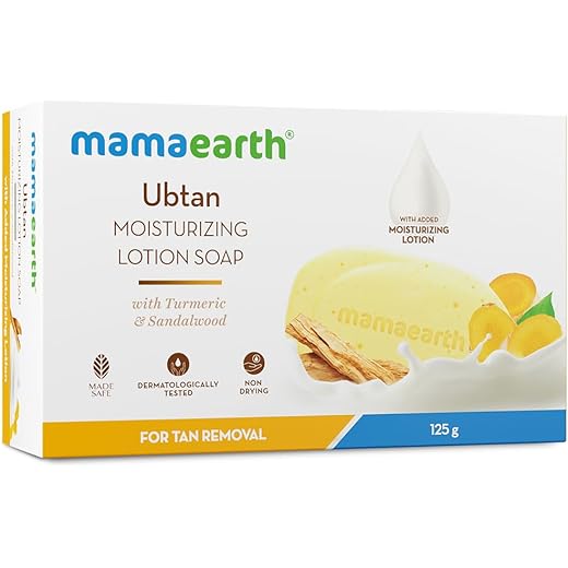 Mamaearth Ubtan Lotion Soap 125g 125 g