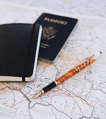 Cross Wanderlust Refillable Fountain Pen, Fine Nib, Includes Premium Gift Box - Antelope Canyon #TOP5