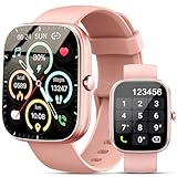 2026 Reloj Inteligente Hombre Mujer, 1.91' Smartwatch con Llamadas Bluetooth y Whatsapp Notificación, Pulsómetro, IP68 Pulsera Actividad con 100+ Modos Deportivos, Monitor de Sueño para Android iOS