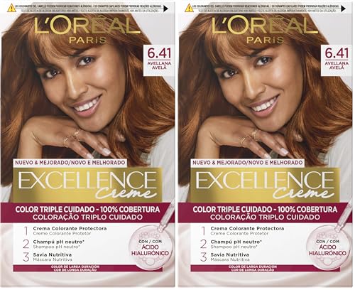 L'Oreal Paris Excellence Coloración Creme Triple Protección,...