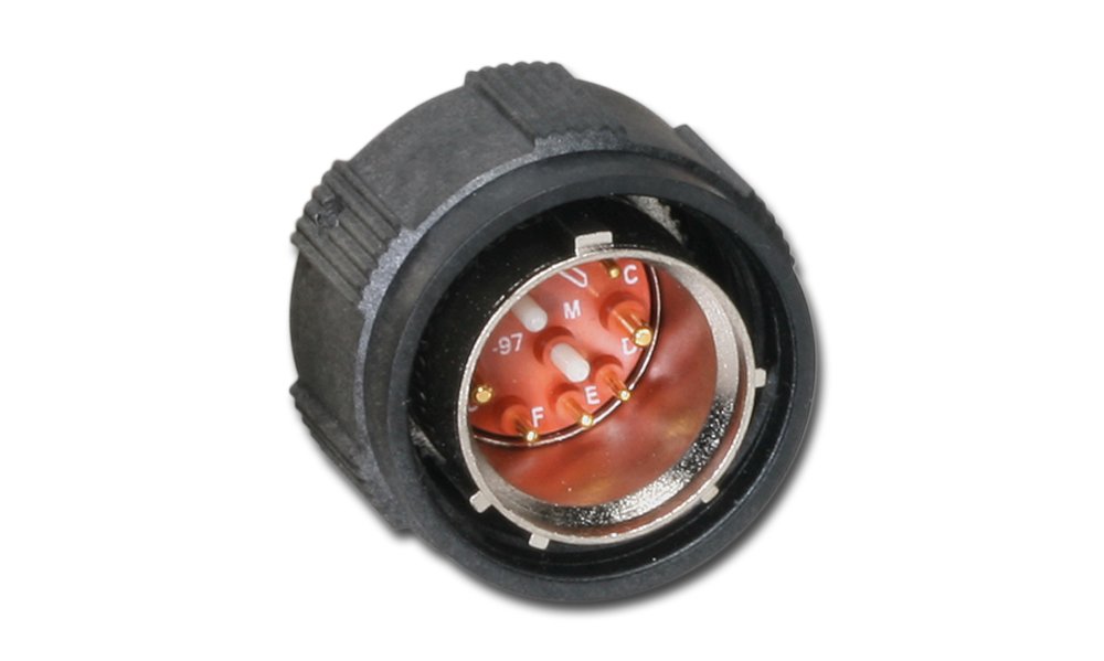 Amphenol Industrial AL06F1135S Circular Connector Socket, Straight Plug, Threaded Coupling