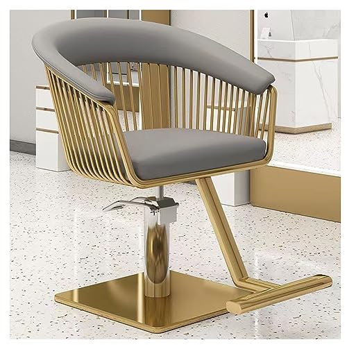 ZFLHIOR Sillón de peluquería hidráulico Sillón de salón Sillón reclinable con Bomba de champú de Altura Ajustable - Sillón de salón hidráulico Profesional