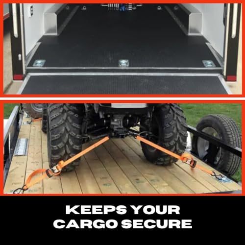 image for Pit Posse 11005K-4 Cargo Trailer Recessed Pan D Ring Floor Rope Anchor
