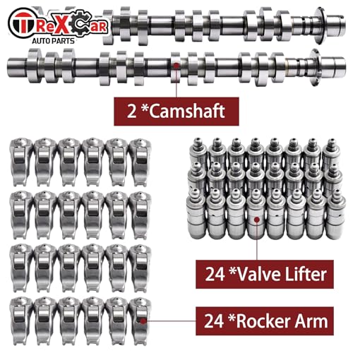 Left & Right Camshaft Rocker Arms Lifters Kit Fits Ford F150 5.4L F250 F 350 4.6L 3V for 2004-2012 Expedition Explorer Mu-stang Mer-cury Moun-taineer Lin-coln Mark LT by TREXCAR - Image 4