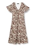 faina Sukienka damska - Zebraprint 19226444, brązowa biała, XL, br?zowy Bia?y, XL